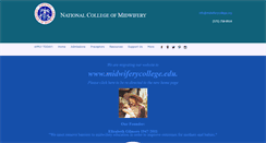 Desktop Screenshot of midwiferycollege.org