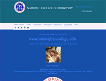 Tablet Screenshot of midwiferycollege.org
